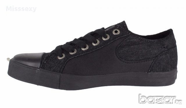 ПРОМО 🍊 HARLEY DAVIDSON 🍊 Дамски черни обувки RETRO VINTAGE 35 и 36 номер нови с кутия, снимка 3 - Дамски ежедневни обувки - 15992922