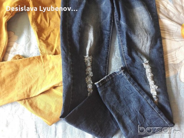 Дънки за момиче-обща цена 20 лв, снимка 2 - Детски панталони и дънки - 19439325