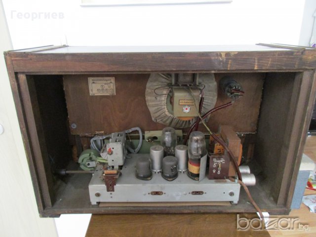 Ретро,Старо лампово радио модел 1954/55 г Olympiq 542 WM, снимка 9 - Антикварни и старинни предмети - 14339177