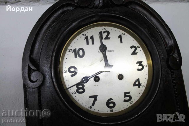 Дървен стенен часовник немски ленцкирх, снимка 5 - Стенни часовници - 23091770