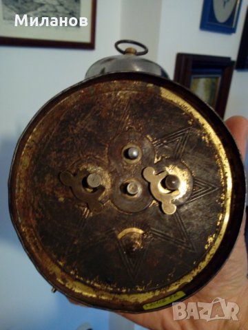 Немски настолен часовник,будилник, снимка 4 - Антикварни и старинни предмети - 24725390