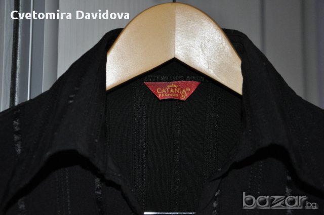 Риза дамска черна, снимка 2 - Ризи - 17247946