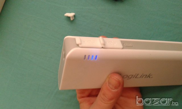 Logilink Mobile Power Bank 10000mAh, IP44 мобилно зарядно за таблети и смартфони, снимка 15 - Външни батерии - 17801698