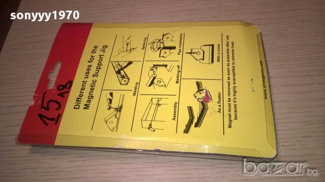 Нов магнитен ъгъл за заваряване до 22кг, снимка 11 - Други инструменти - 14920255