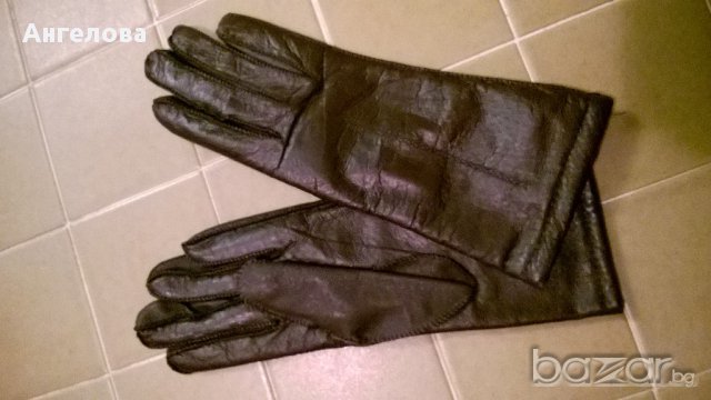 Дамски ръкавици с подплата ест.кожа 06, снимка 2 - Шапки - 13008131