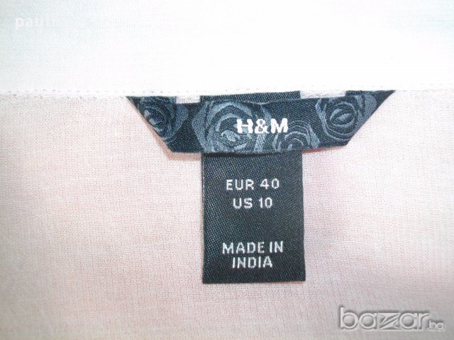 Дамска риза от фин индииски памук "Н&М"®, снимка 3 - Ризи - 14431051