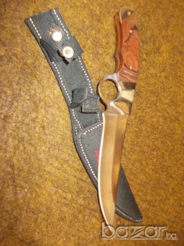 Ловен нож с фиксирано острие COLUMBIA №A10 , снимка 4 - Ножове - 7623736