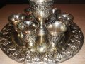 ретро колекция-поднос с кана и 6 чаши-внос швеицария, снимка 5