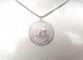 Старинен Сребърен Медальон - Немска Монета , снимка 1 - Колиета, медальони, синджири - 25256766