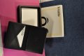 "TROOBLE" Slim Wallet Genuine High Quality Black Leather Card Case, снимка 4