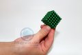 216 магнитни топчета 5 мм. магнитни сфери 5 мм. сребристи и зелени, снимка 7