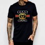 Тениска GUCCI GANG принт лого мъжки и детски р-ри