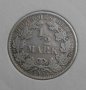 Монета Германия - 1/2 Марк 1905 г. Сребро