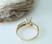 Златен пръстен ГОДЕЖЕН с цирконий 2.11 грама, размер 55, снимка 4