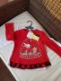 Нови Коледни блузки 2бр., снимка 1 - Бебешки блузки - 24325232