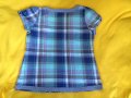 Лятна памучна френска карирана блуза топ Camaieu S М, снимка 5