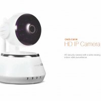 Canyon CNSS-CM1W 720p IP 360° Широкоъгълна ъгъл на наблюдение HD Камера MicroSD слот Wi-Fi + Бебефон, снимка 1 - IP камери - 22234784