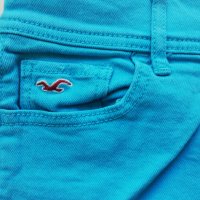 Къси сини панталонки Hollster XS/S, снимка 5 - Къси панталони и бермуди - 26093432