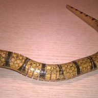 Кобра-змия дървена 60см-внос швеицария, снимка 5 - Антикварни и старинни предмети - 16153218