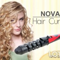 Керамична маша за коса Nova - Hair Curler NHC 2007A, снимка 9 - Маши за коса - 17063925