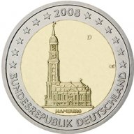 2 Евро монети (възпоменателни) емитирани 2008г, снимка 3 - Нумизматика и бонистика - 16924201