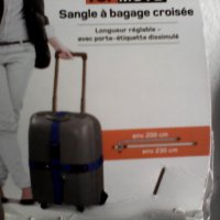 2 бр. Ремък за багаж, два цвята, снимка 2 - Куфари - 25123620