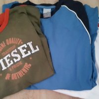 Мъжки спортни блузи с дълъг ръкав DIESEL, NIKE и UMBRO - размер XL, снимка 1 - Блузи - 19336523