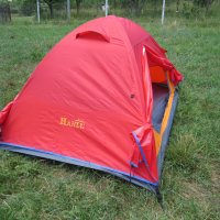 Продавам двуместна двуслойна палатка с два входа и две входни пространства модел HL5524., снимка 4 - Палатки - 21871419