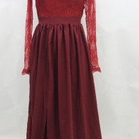 нова рокля бордо, снимка 2 - Рокли - 23481480