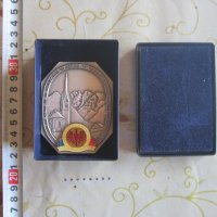Настолен голям немски медал плакет Тирол с кутия, снимка 2 - Колекции - 25508169
