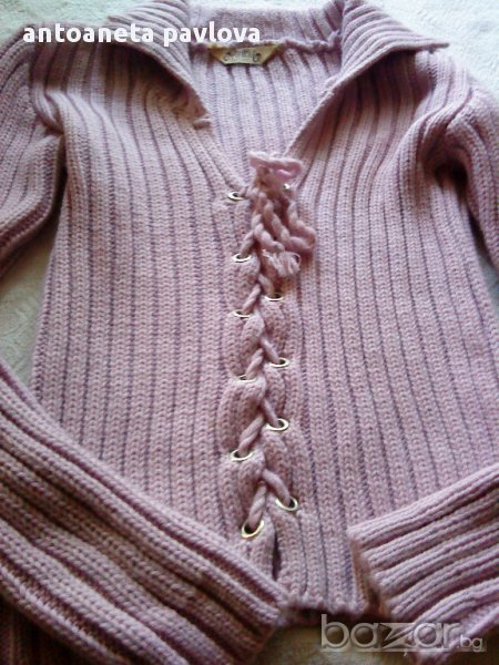 лилава блуза плетиво, снимка 1