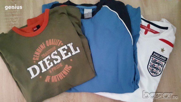 Мъжки спортни блузи с дълъг ръкав DIESEL, NIKE и UMBRO - размер XL, снимка 1