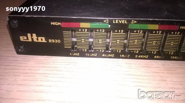 Elta 9830 amplifier/equalizer car audio-внос швеицария, снимка 6 - Аксесоари и консумативи - 16614025