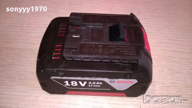Bosch li-ion battery 18v/3.0ah with led-indication-внос швеицария, снимка 8 - Други инструменти - 17382691