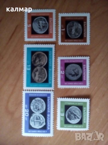 Български пощенски марки - антични монети, снимка 1 - Филателия - 24177672