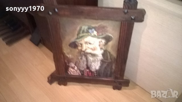 картина-внос швеицария-57х48см-старец с лула, снимка 7 - Колекции - 23530680