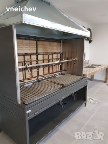 Професионална скара на дарва и въглища-чеверме, снимка 6 - Обзавеждане на кухня - 26083713