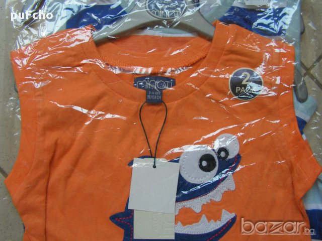 Разпродажба! Minoti - лот от 2 потничета за 1-1,5г. , снимка 3 - Комплекти за бебе - 10866656