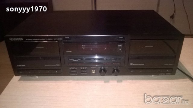 kenwood kx-w6030 made in japan-внос швеицария, снимка 6 - Ресийвъри, усилватели, смесителни пултове - 18763908