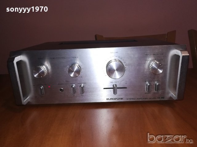 eurofunk stereo amplifier model efa2000-made in japan, снимка 6 - Ресийвъри, усилватели, смесителни пултове - 20850630
