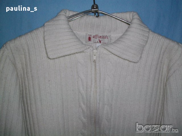 Къса мериносова жилетка като топ, снимка 3 - Жилетки - 16293814