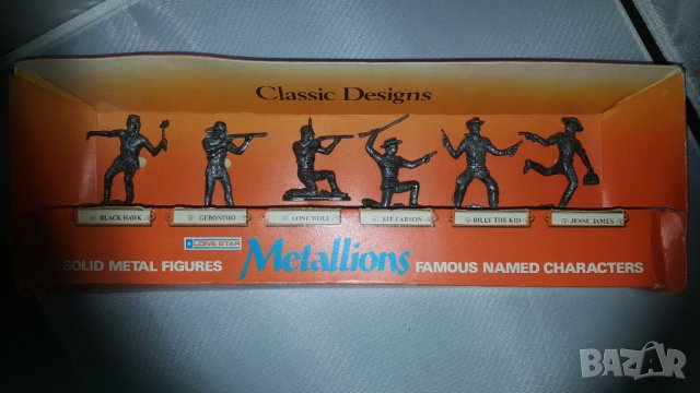 Метални фигурки индианци каубои , снимка 4 - Колекции - 24423688