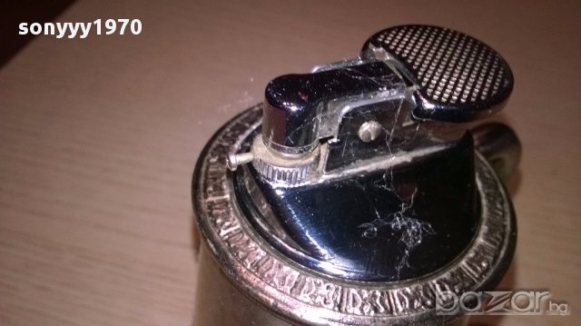 Ретро запалка-халба с футболисти и топка 11/9/7см-внос швеицария, снимка 10 - Антикварни и старинни предмети - 16444657