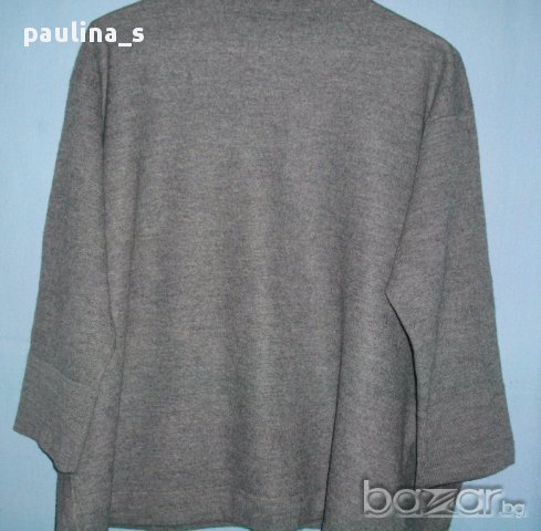 Пуловер тип пончо с Ръкави / 100% кашмир и вълна , снимка 6 - Блузи с дълъг ръкав и пуловери - 16389004