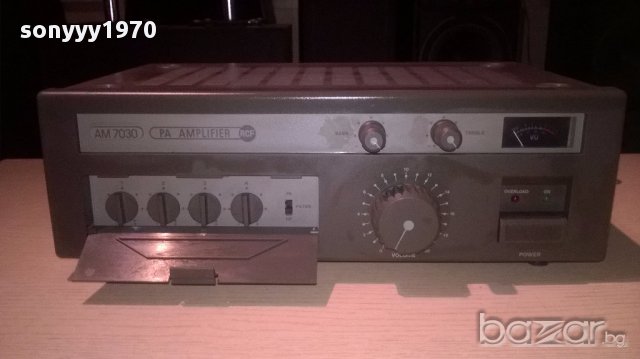 Rcf am7030 pa amplifier-made in italy-внос швеицария, снимка 6 - Ресийвъри, усилватели, смесителни пултове - 12979936