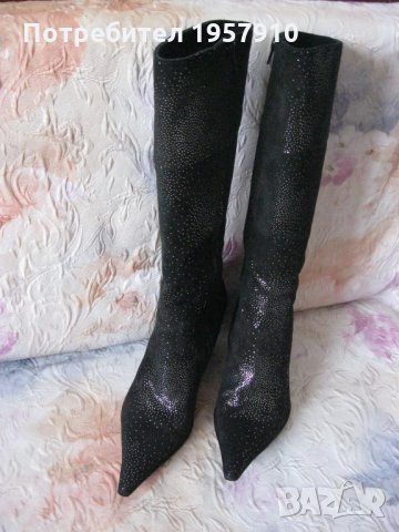 Луксозни и елегантни ботуши от естествена кожа., снимка 7 - Дамски ботуши - 21587433