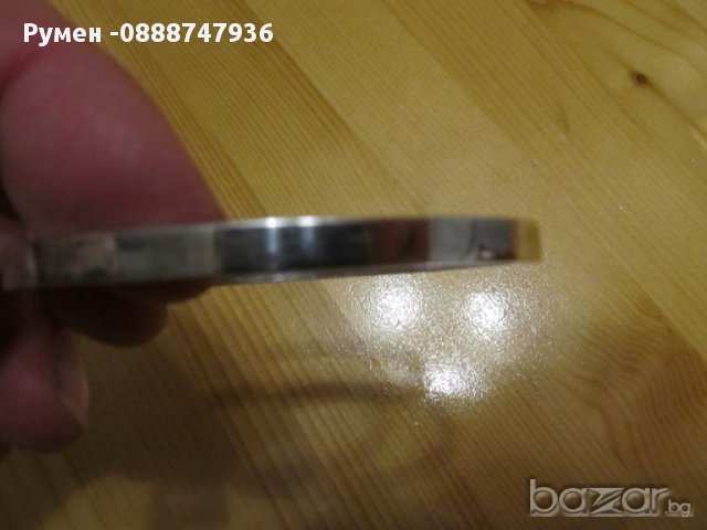 Посребрена гривна - плътна и солидна изработка , снимка 2 - Гривни - 13196730