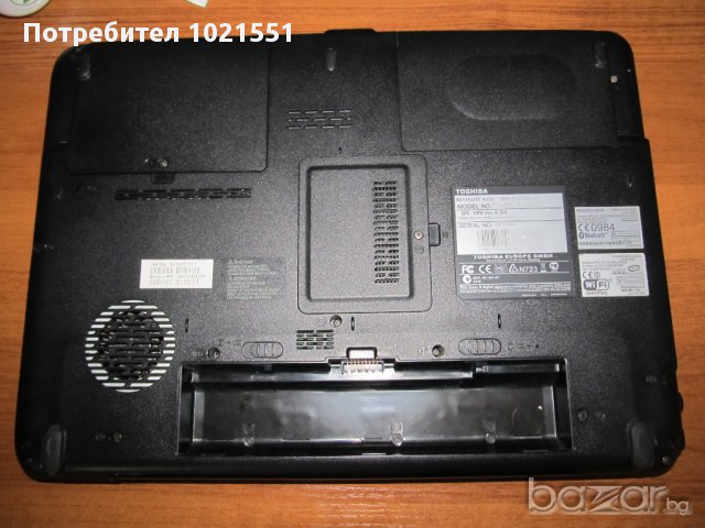 Лаптоп Toshiba A300 - на части, снимка 3 - Части за лаптопи - 10801043