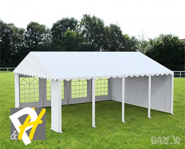 Шатра 6х8м, 100% водоустойчив PVC брезент 500гр/м2, снимка 3 - Градински мебели, декорация  - 24846049