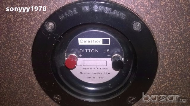 Celestion dittion 15-made in england-2бр-внос англия, снимка 17 - Ресийвъри, усилватели, смесителни пултове - 13577374
